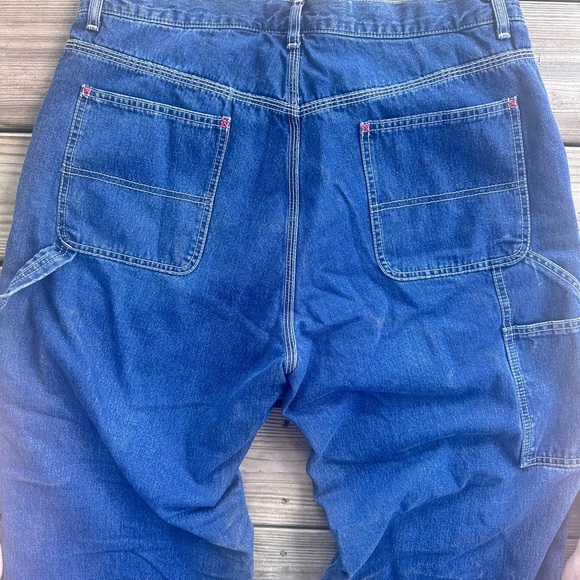 Gap women's lined carpenter Jeans size 14 - Picture 6 of 7